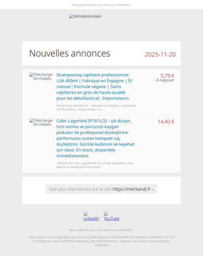 📦 Découvrez ce qui est nouveau chez nos grossistes