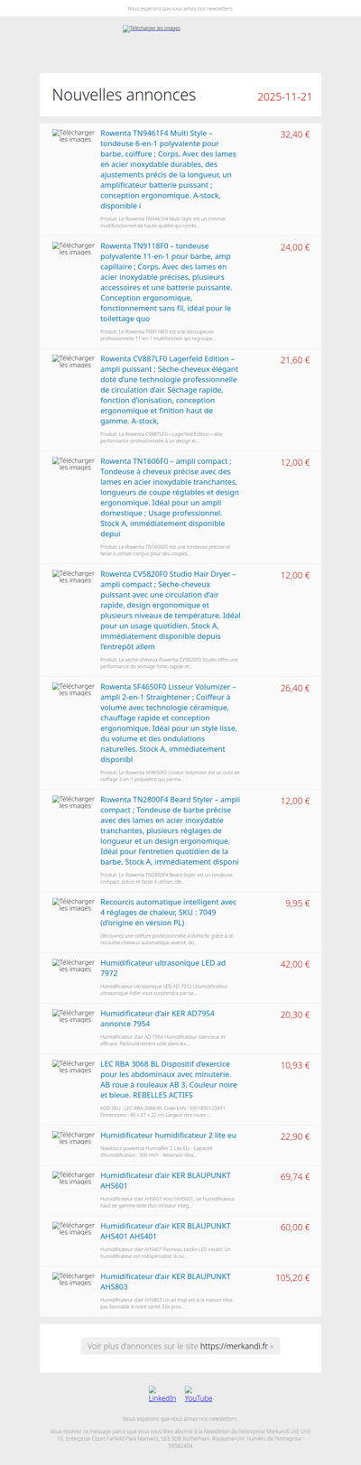 📦 Découvrez ce qui est nouveau chez nos grossistes