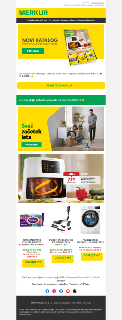 Tukaj je prvi letošnji akcijski katalog 🙌