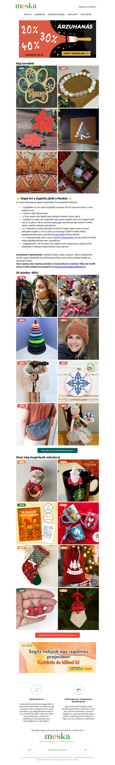 Black Friday helyett színes kedd! ❤ 20-30-40%