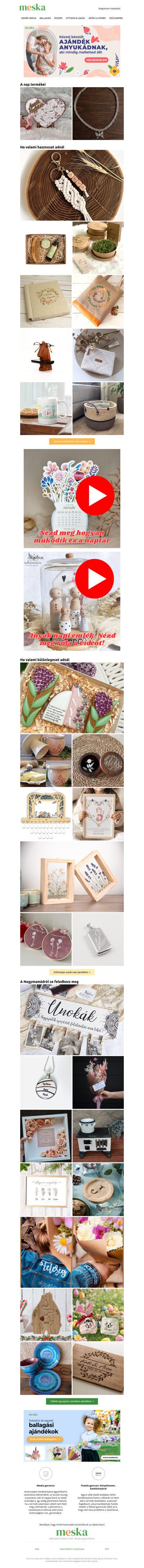 Ajándékkód: Boldog Anya ❤️