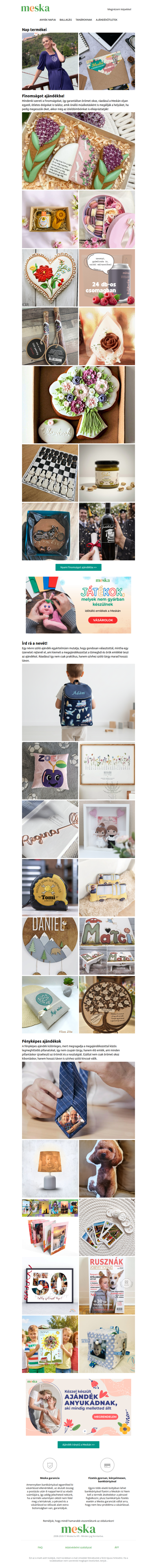 Meglepő ajándékötletek csak a Meskán!