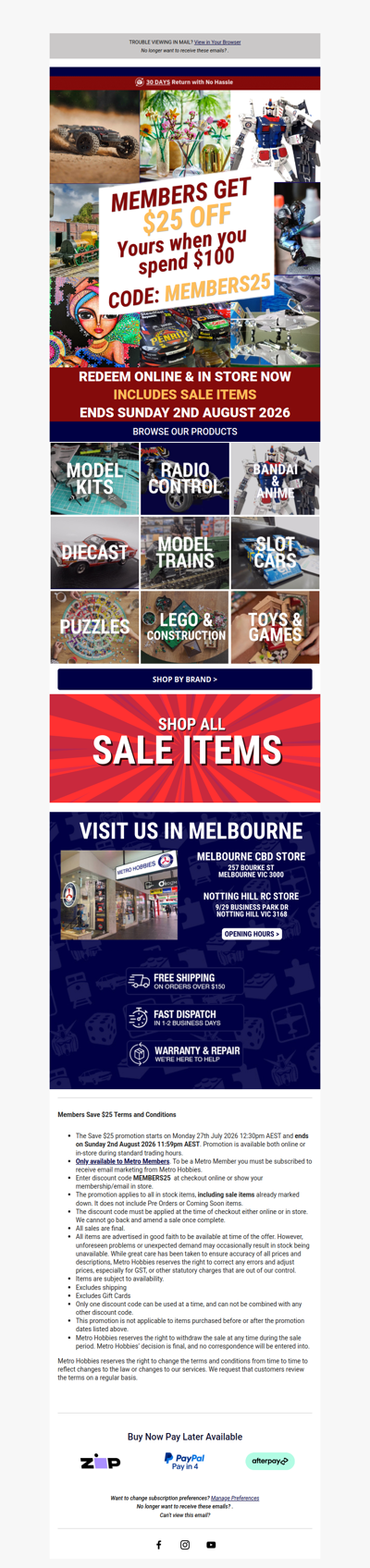 Member Exclusive: Your $25 Voucher Awaits 🛒