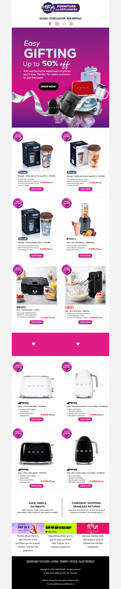 Easy Gifting Sale – Save Up to 50%💖