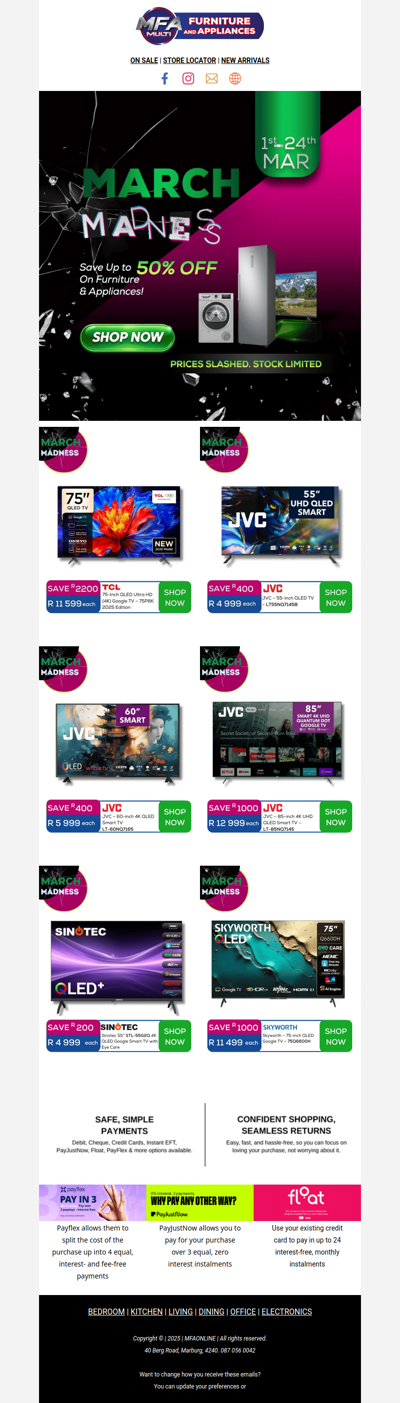 🔥 March Madness TV Deals – Prices Slashed