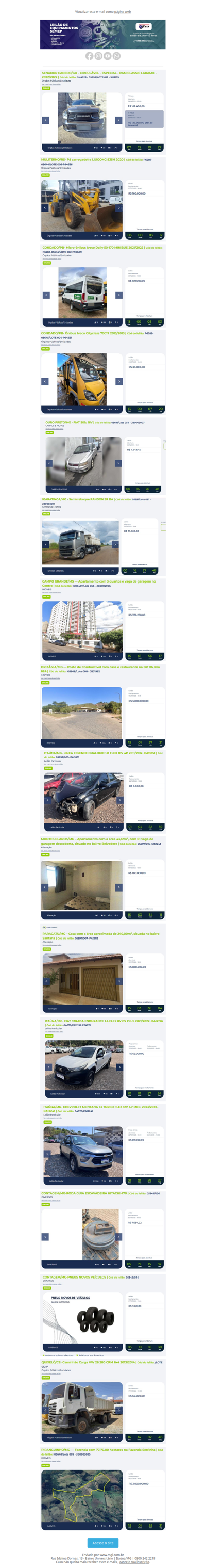 , Imperdivel! Confira as oportunidades da semana,veiculos, máquinas e imoveis!