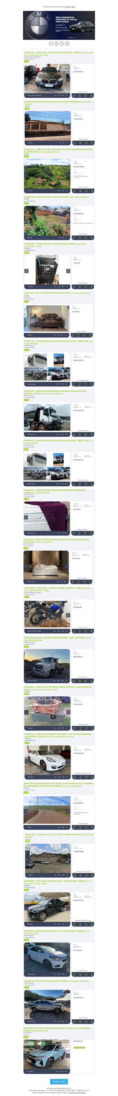 Acompanhe as novidades da semana!!  Ótimas oportunidades em nossa plataforma MGL!