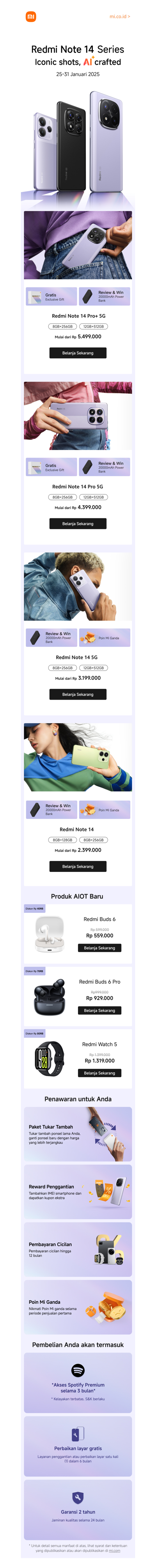 Redmi Note 14 Series Telah Hadir!