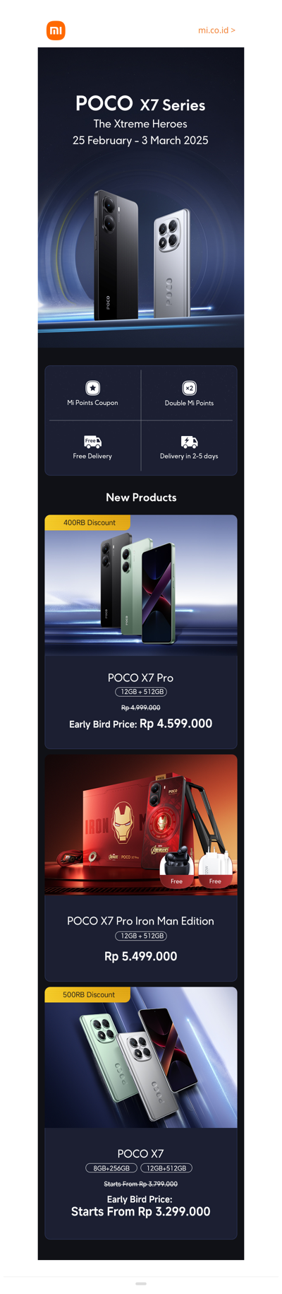 POCO X7 Series Sudah Hadir! Early Bird Discount S.D. 500RB