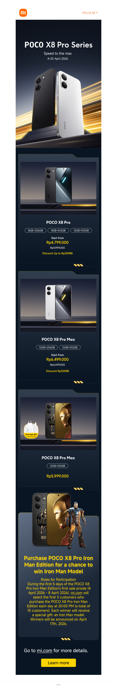 POCO X8 Pro Series Telah Hadir!