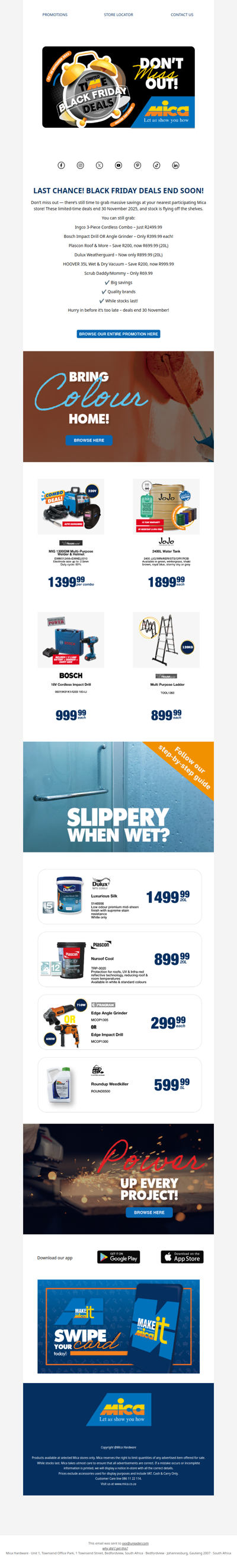 ⏳ 2 Days Left! Mica’s Black Friday Deals Are Almost Over!