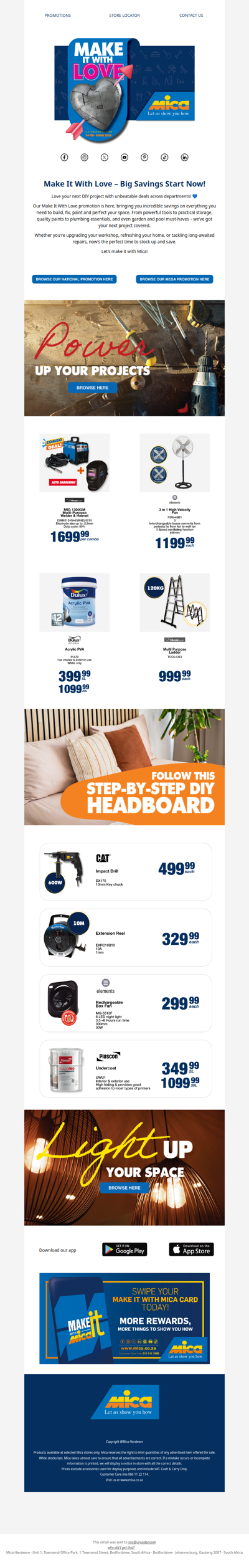 Make it with Love, Make it with Mica - big SAVINGS start now!