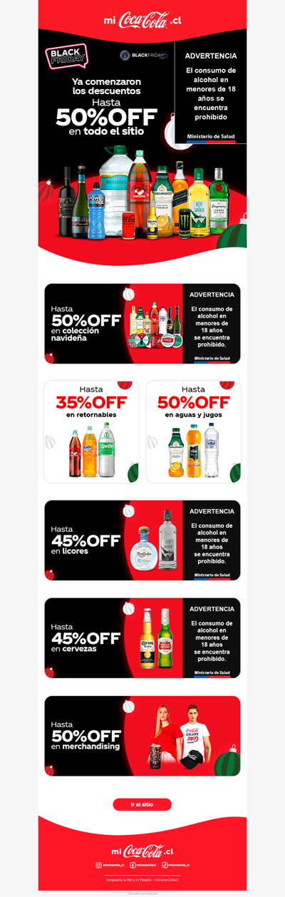 💥 Black Friday inició: Hasta 50% OFF en el sitio