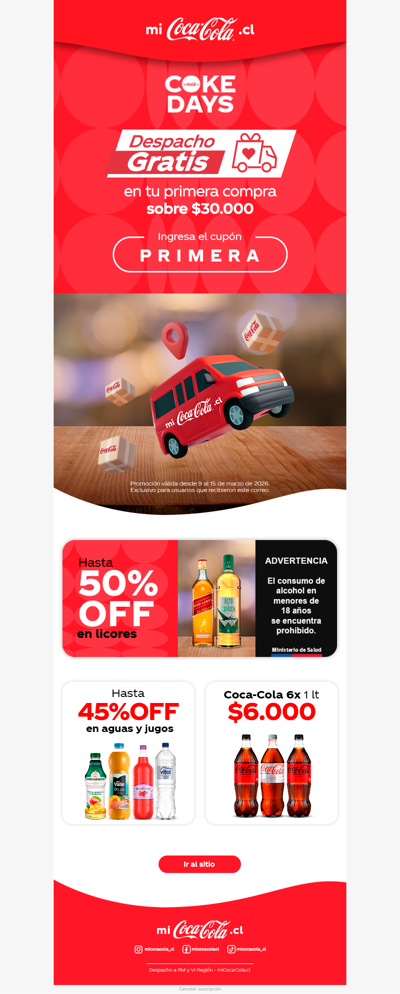 💥 ¡Tu primera compra tiene despacho gratis! 🎁