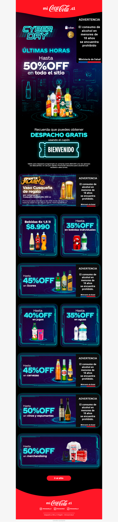 ⚡ ¡Apúrate! Usa tu cupón antes de que termine Cyber