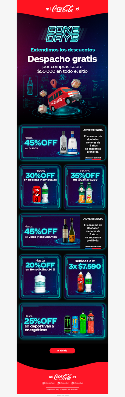 🚚 Despacho gratis en todo el sitio ¡Solo por tiempo limitado!