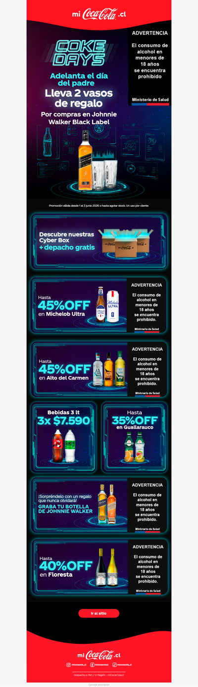🎁 Adelanta tu regalo para Papá con Johnnie Walker + Vasos de regalo