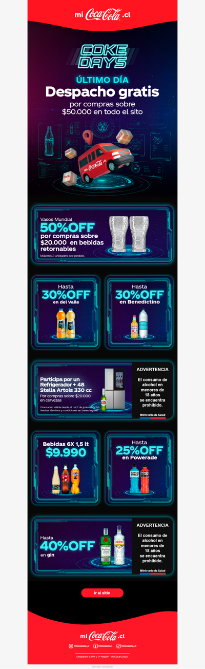 ⏰ Últimas horas para que terminen los Coke Days