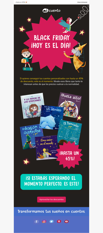 🤩Ya está aquí el Black Friday de MiCuento🎉