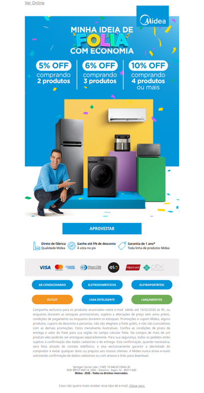 O bloco do desconto chegou! 🎉🎊