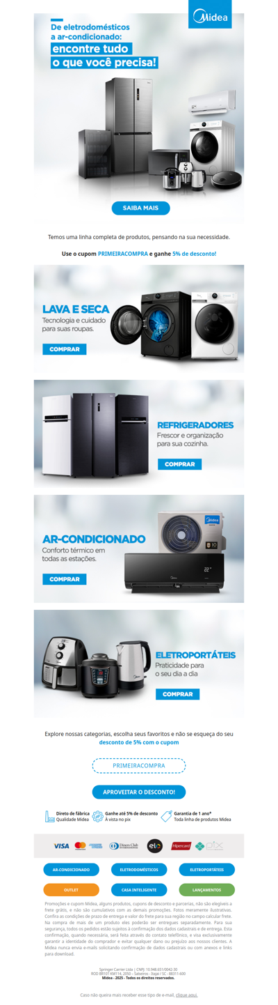 Dawd, sua casa completa com 5% OFF 💙