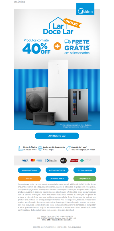 Lar doce lar com até 40% OFF + Frete Grátis 💙