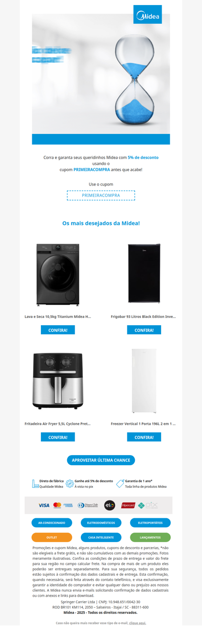 Última chamada para usar seu desconto! 🛎️