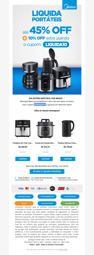 Até 45% OFF + cupom liberado para Dawd ! 🤑