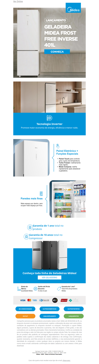 Um novo nível de Geladeira para sua casa! 🔝