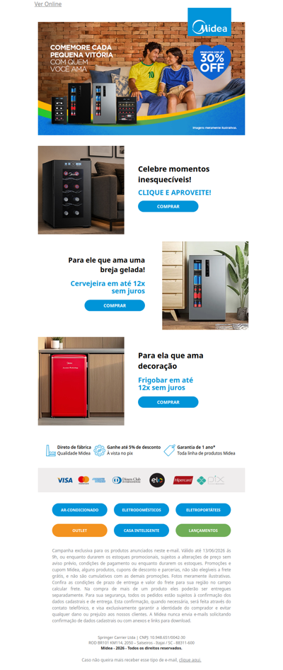 Até 30% OFF para comemorar com quem você ama! ❤️