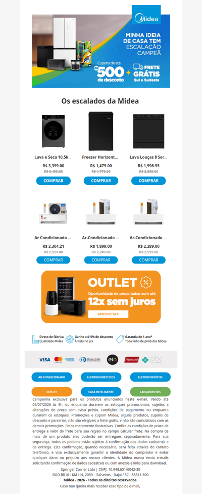 Eu ouvi cupom? Até R$500 OFF + Frete Grátis! 🤑
