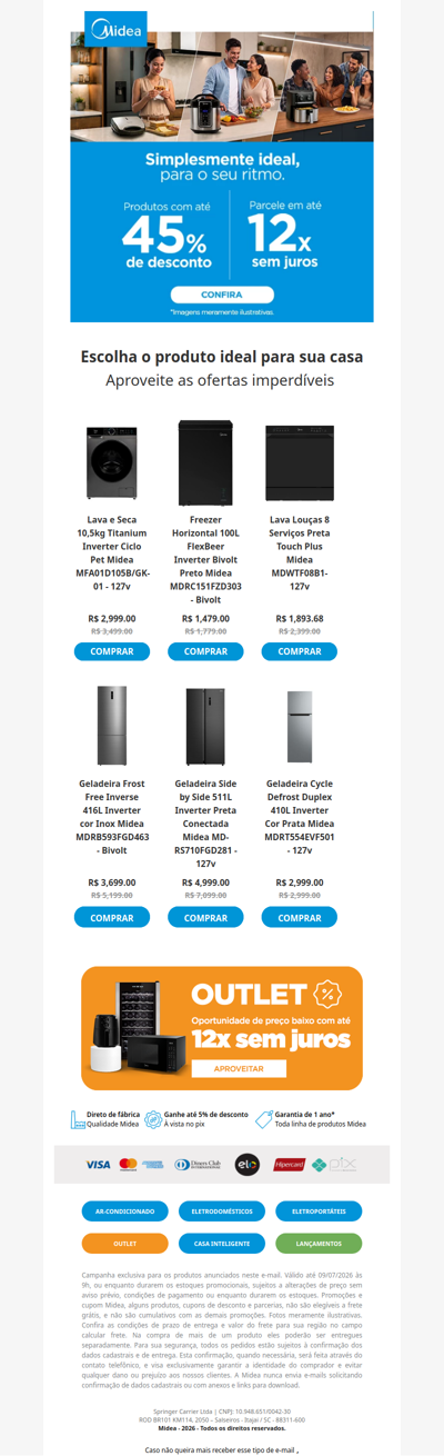 ⚡ 45% OFF + 12x sem juros: aproveite agora
