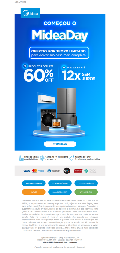 🔓Você é VIP: o Midea Day chegou mais cedo