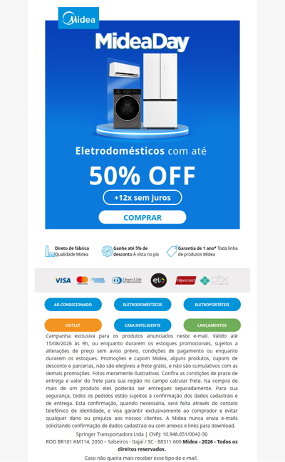 ✨ Renove sua casa com até 50% OFF em eletrodomésticos