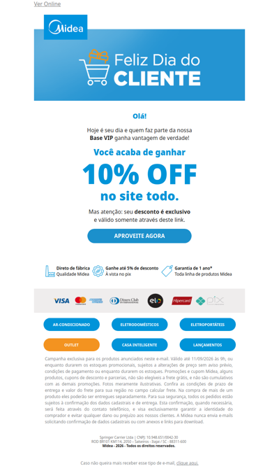 🔐 Seu 10% OFF está esperando por você