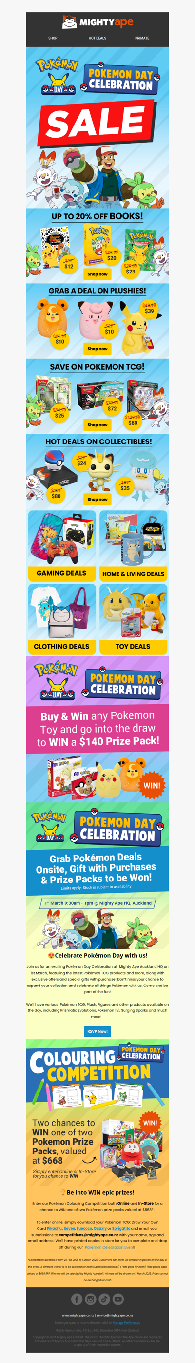 🎊Happy Pokémon Day - Awesome Deals & Prizes up for grabs!