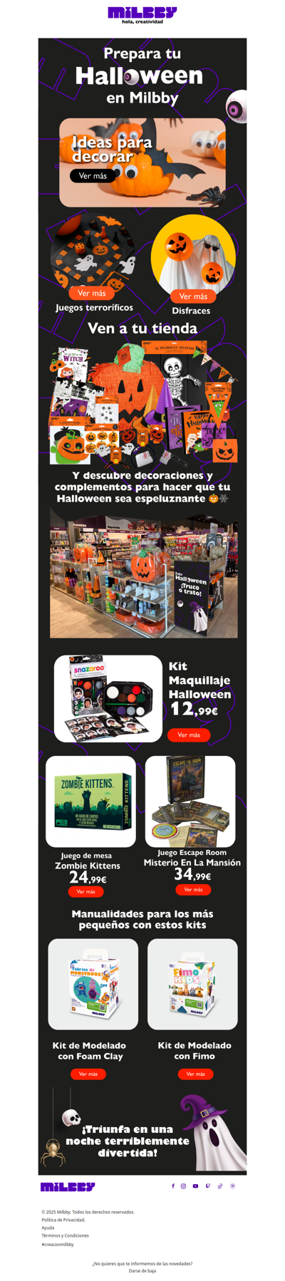 ¡Último aviso para Halloween! 🎃