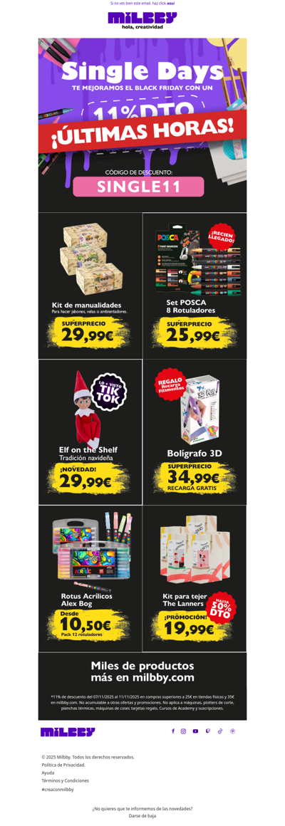 ⏰ Tic, tac… el descuento desaparece en unas horas