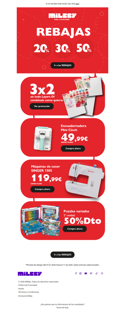 💥RE-BA-JAS💥 ¡hasta un 50% de DESCUENTO!