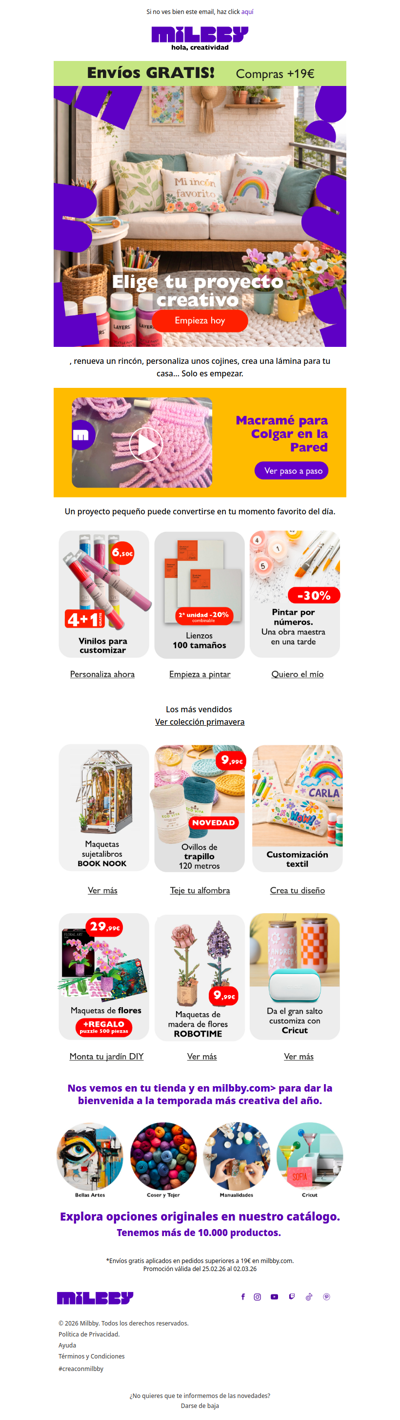 🌸 ¡La primavera está muy cerca! Disfruta de ENVÍO GRATIS