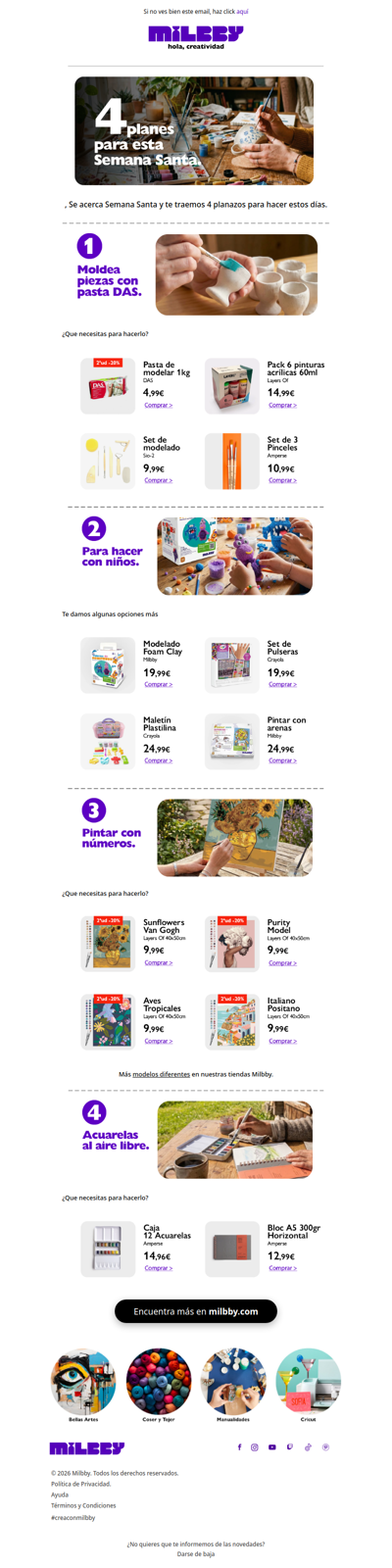 LAS 4 PLANAZOS para esta Semana Santa 🎨