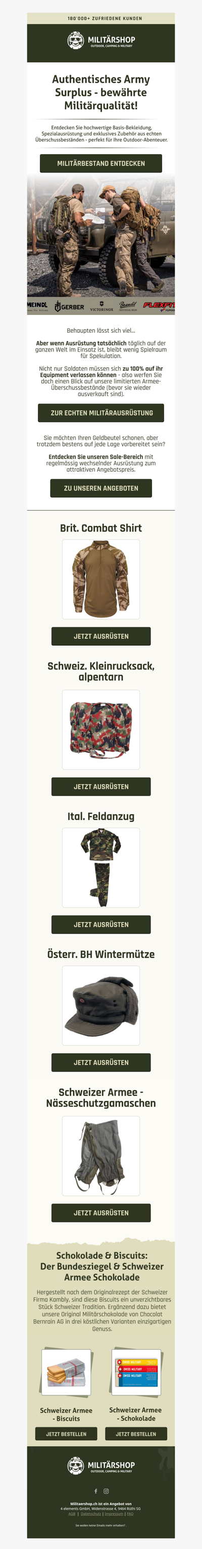 Original Army Surplus - Top Qualität