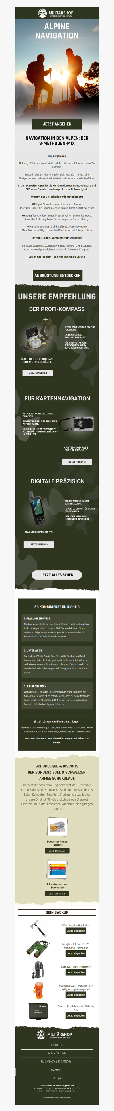 Alpine Navigation: Dein 3-Methoden-Mix