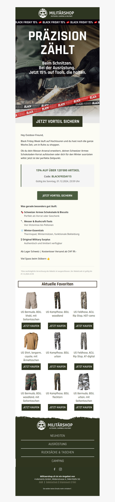 Präzision zählt – 15% auf Tools, die halten