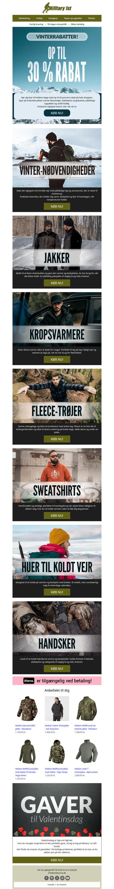 Vinter-Nødvendigheder ❄️ Op til 30 % Rabat 💸