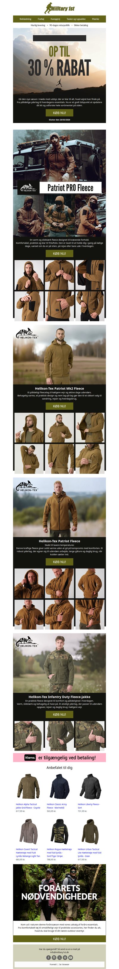 Marts i Fremmarch | NYHED: Helikon-Tex Patriot PRO 🚨