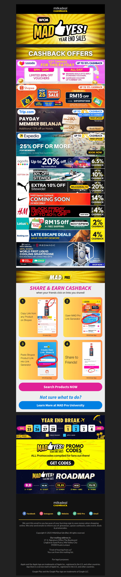 🐈‍⬛ BFCM Agoda Upsize | Trip.com Upsize | Expedia Upsize