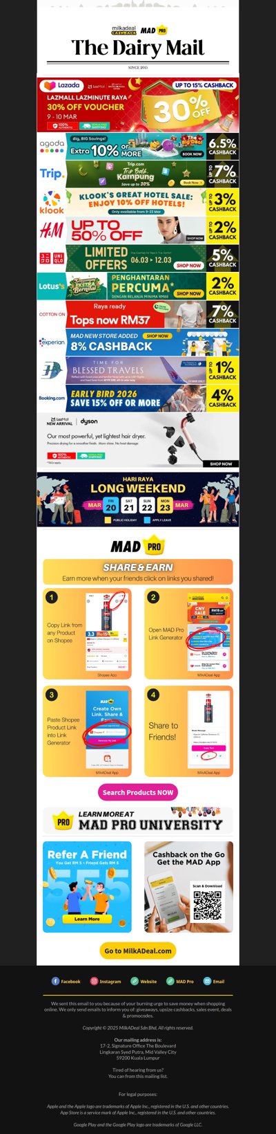 🧕 Klook Hotel Sale | H&M Raya Sale | Uniqlo Raya Limited Offers