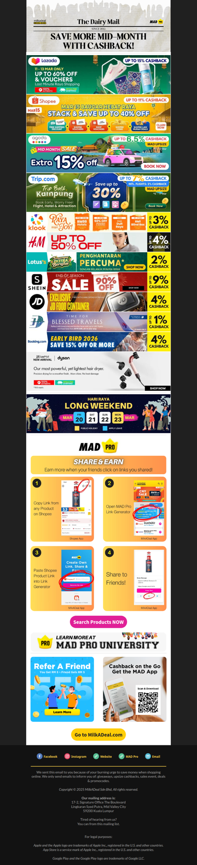 💠 Shopee Jualan Hebat Raya | Agoda Big Deals Upsize | Klook Raya Deals