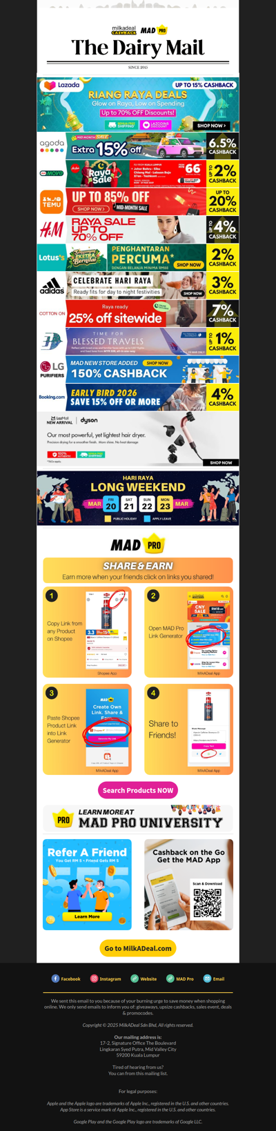 🎆 Agoda Upsize Extended | AirAsia Raya Sale | Adidas Raya Sale